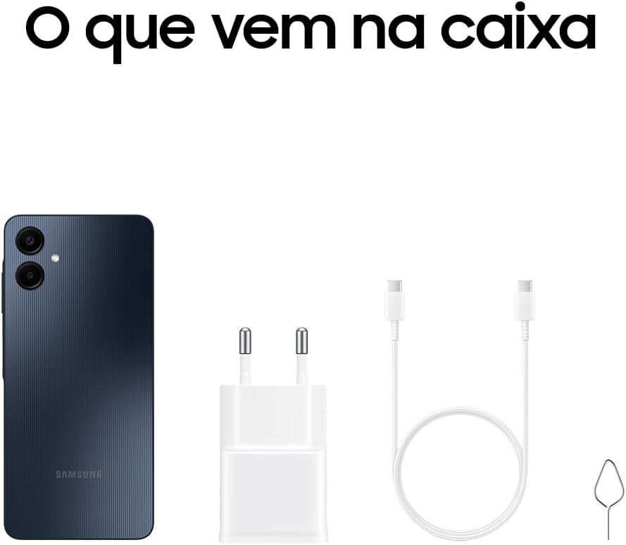 O que vem na Caixa do Galaxy A06