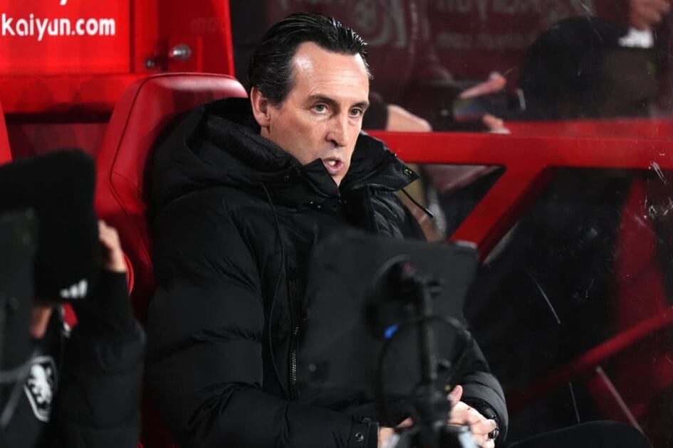 Unai Emery critica pênalti não marcado em partida do Villa