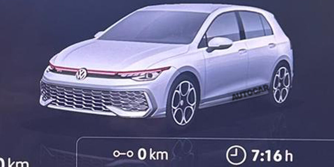 Design do Volkswagen Golf 2024 revelado no início em novas imagens