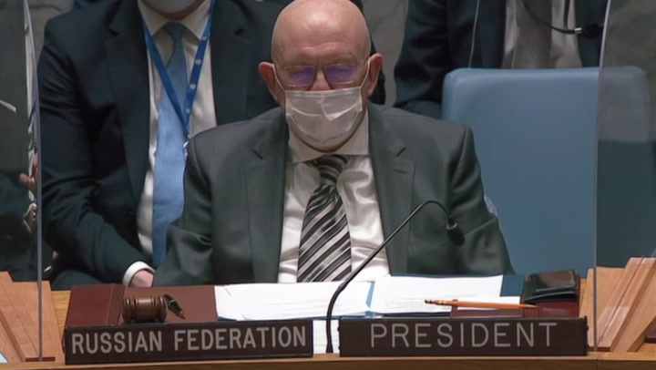 Moment Ukrainian Official Confronts Russian Counterpart As Moscow Launches Invasion