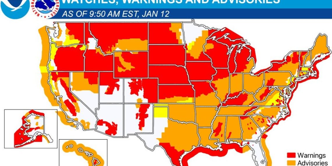 Segunda rodada de inverno perigoso atingirá os EUA neste fim de semana