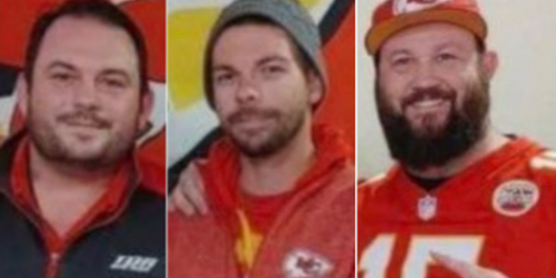 Três torcedores do Kansas City Chiefs encontrados congelados até a morte no quintal de um amigo - dois dias após seu último avistamento
