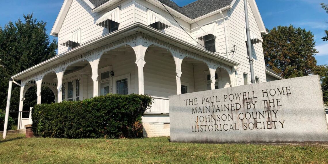 A casa de Paul Powell, no sul de Illinois, o político do 'Escândalo da Caixa de Sapatos', poderá em breve ser vendida