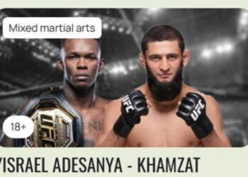 A luta entre Israel Adesanya e Khamzat Chimaev 'vazou' no site de ingressos da Arábia Saudita antes do card do UFC de junho