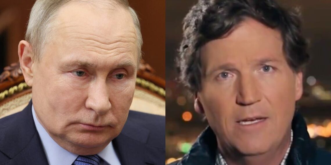Tucker Carlson revela que está entrevistando Putin em Moscou após anos de vitríolo anti-Ucrânia