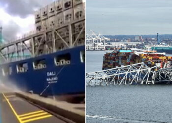 Ship that crashed into Baltimore Bridge collided with Antwerp dock in 2016