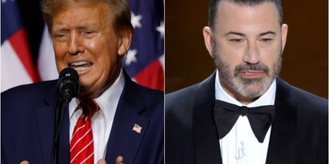 Trump fala sobre a disputa do Oscar por Jimmy Kimmel