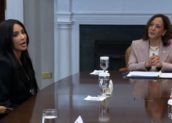 Kim Kardashian tells Kamala Harris she’s ‘here to help’ as they discuss criminal justice reform