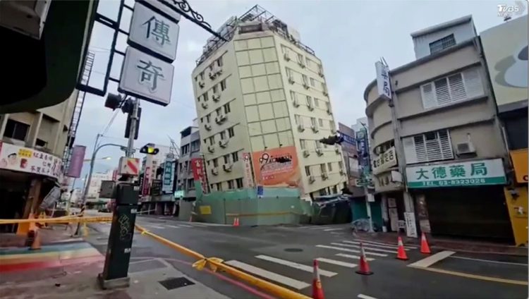 Assista agora tremores secundarios abalam Taiwan apos terremoto de magnitude