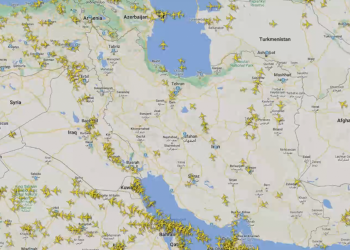 Assista ao vivo: Voos na região do Oriente Médio rastreados após ataque de mísseis israelense ao Irã