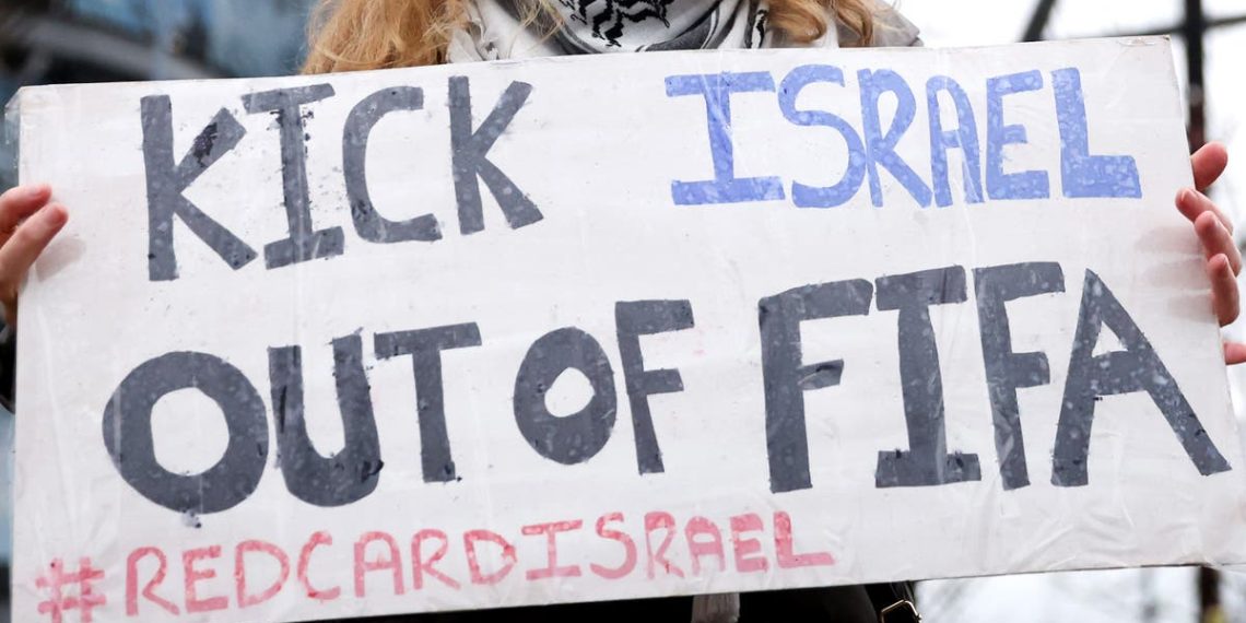 Federação Palestina exige que Israel seja expulso da Fifa