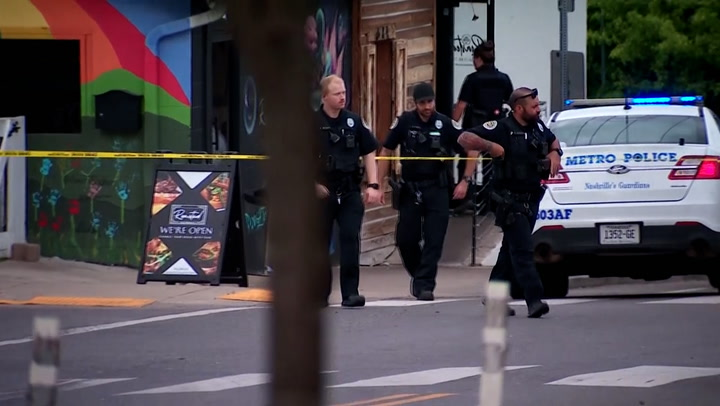 Nashville fatal shooting aftermath as police comb crime scene