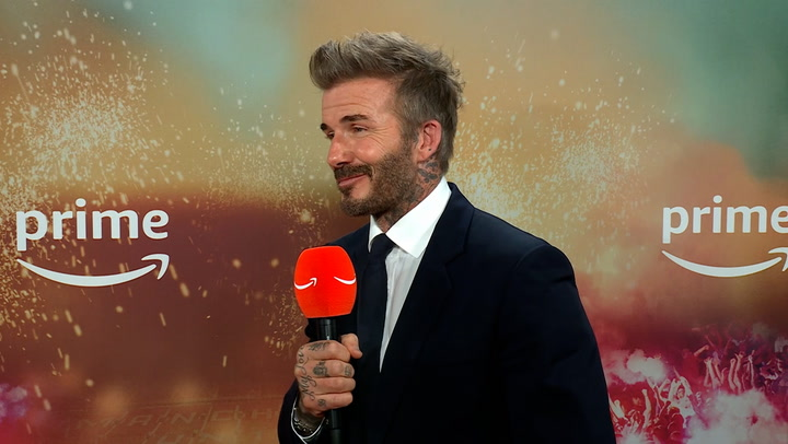 A lenda David Beckham revela detalhes do documentario tripla sobre