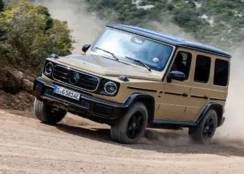 mercedes g580 review 2024 01 front cornering