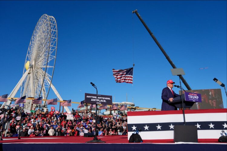Jersey Shore sobe ao palco com Trump e 80000 apoiadores