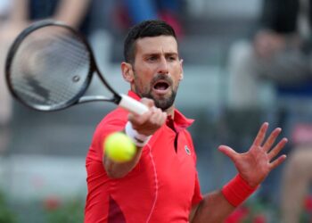 Novak Djokovic em alta com vitória sobre Corentin Moutet em Roma