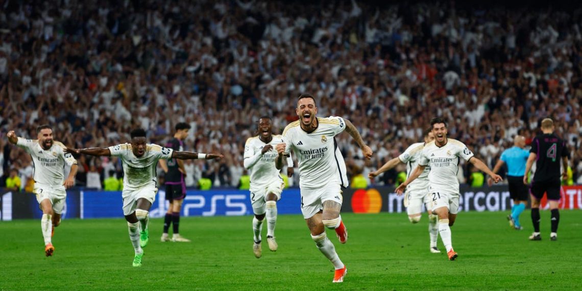 O Real Madrid encontra uma nova maneira de produzir outra reviravolta impensável na Liga dos Campeões