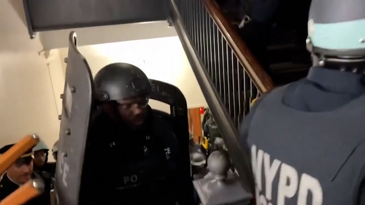 New video shows what happened when NYPD entered Hamilton Hall