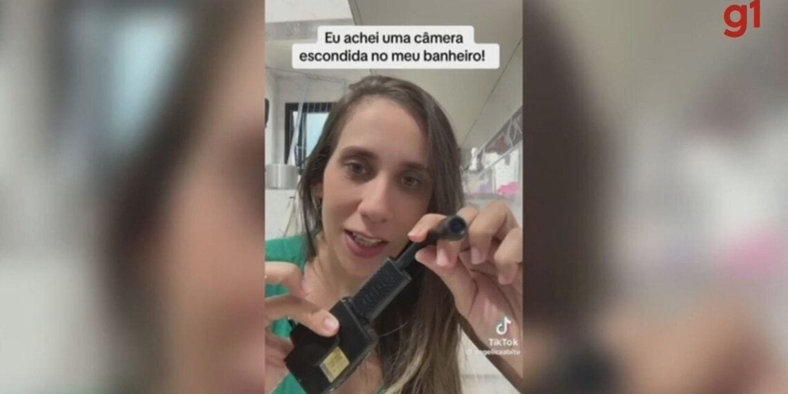 Dona de imóvel onde câmera foi encontrada escondida no banheiro pode até ser presa; entenda - G1