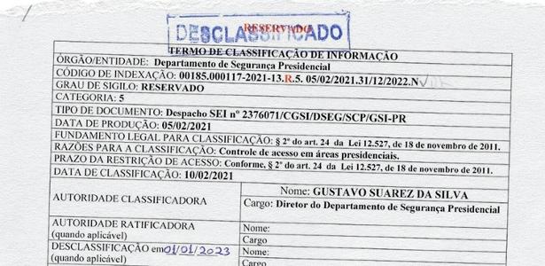 Documentos usados como "desclassificados" seguem com tarja de sigilo