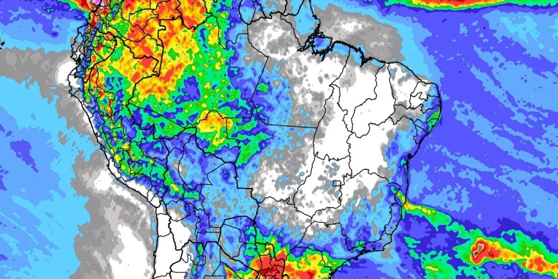 Previsão do tempo: tendência de chuva para dez dias no Brasil - MetSul.com