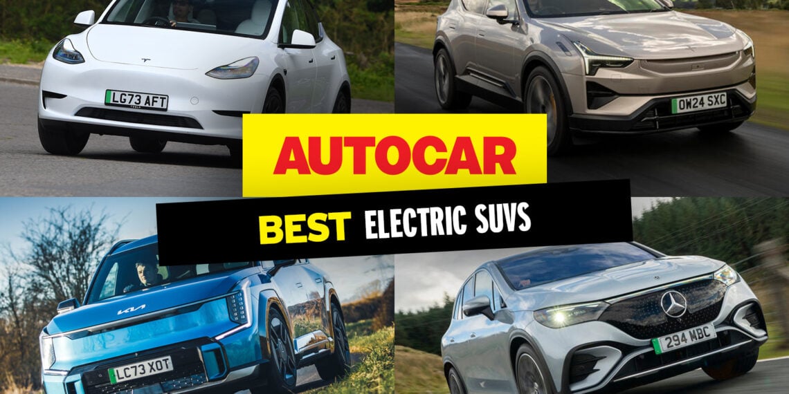 Os melhores SUVs elétricos - conduzidos e classificados