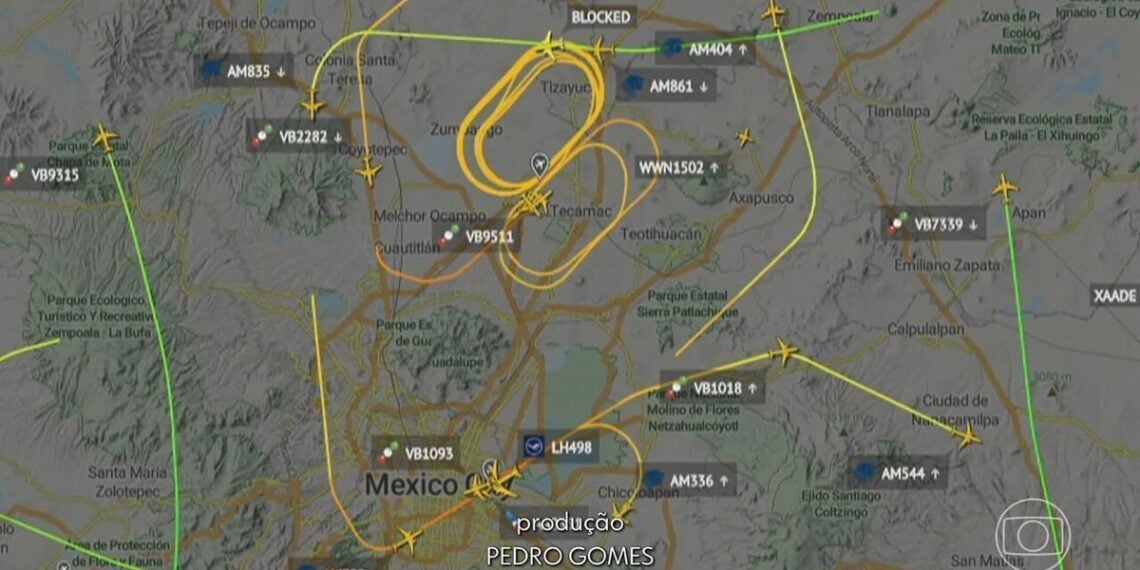 Avião de Lula pousa no México após problema técnico forçar voltas em torno do aeroporto por mais de 4h - G1