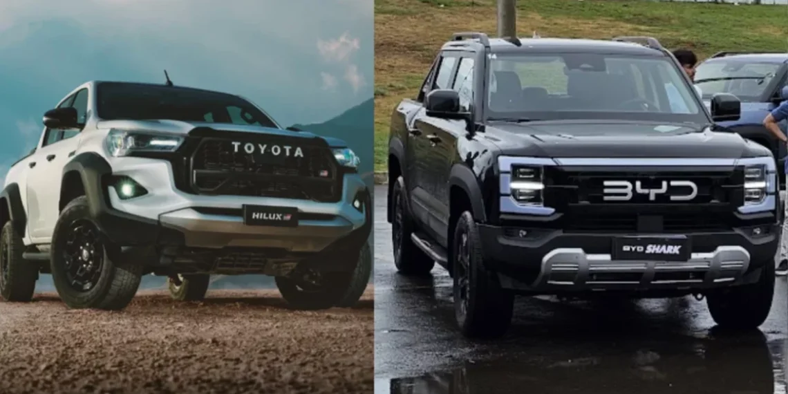 Comparativo técnico: BYD Shark ou Toyota Hilux GR Sport, qual é a melhor? - Jornal do Carro - Estadão