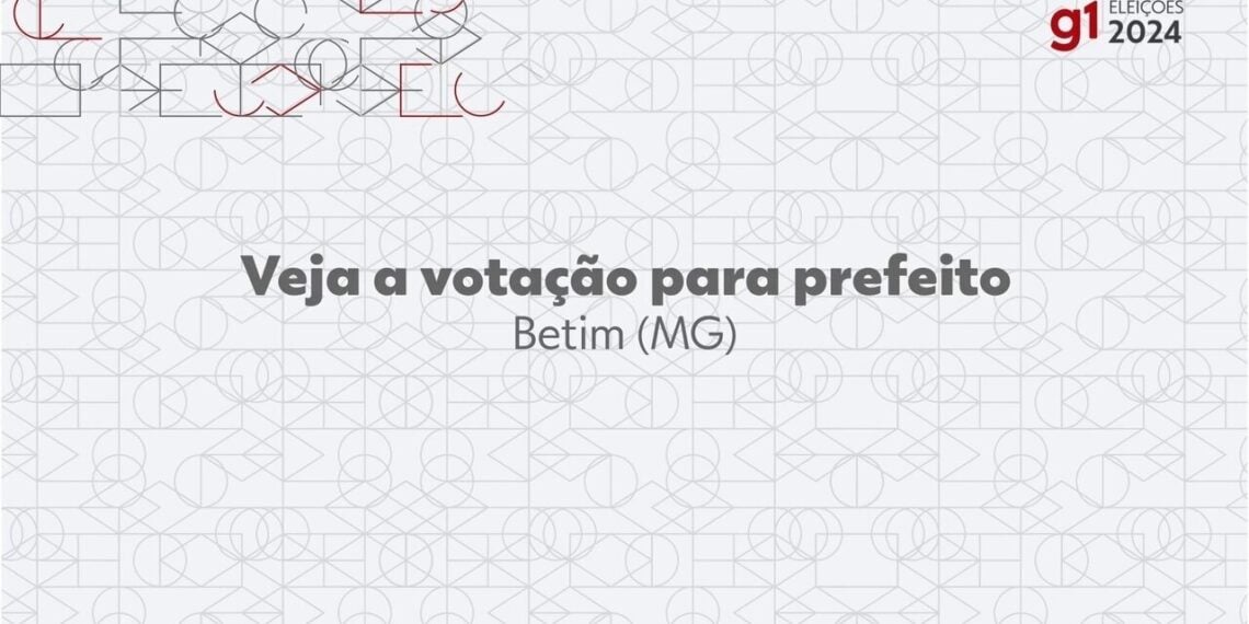 Eleições 2024: veja a votação para prefeito em Betim (MG) - G1