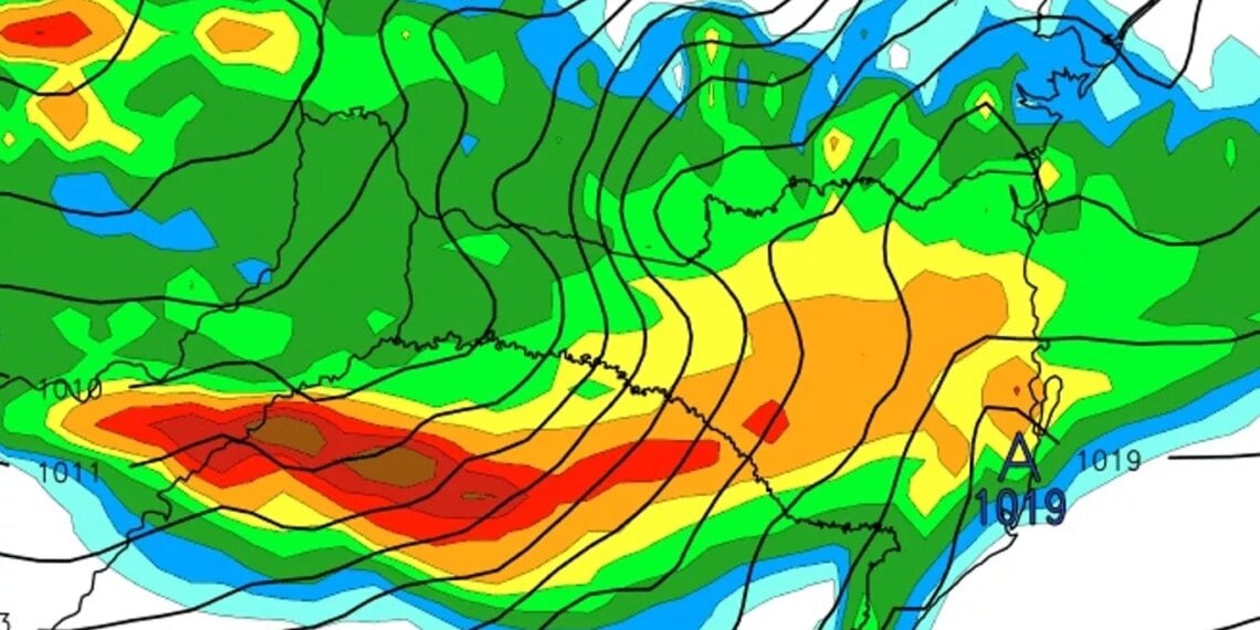 Chuva ganha força e pode ser muito forte em pontos do Sul do Brasil - MetSul.com