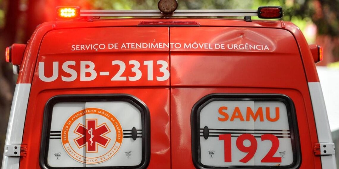 ambulância do Samu -  (crédito: Alexandre Guzanshe/EM/D.A Press)