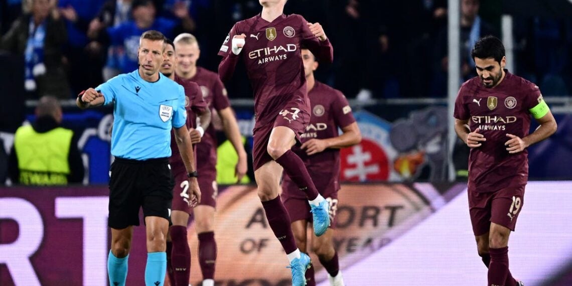 Slovan Bratislava x Manchester City AO VIVO: últimas atualizações da Liga dos Campeões enquanto Foden dobra a liderança do City