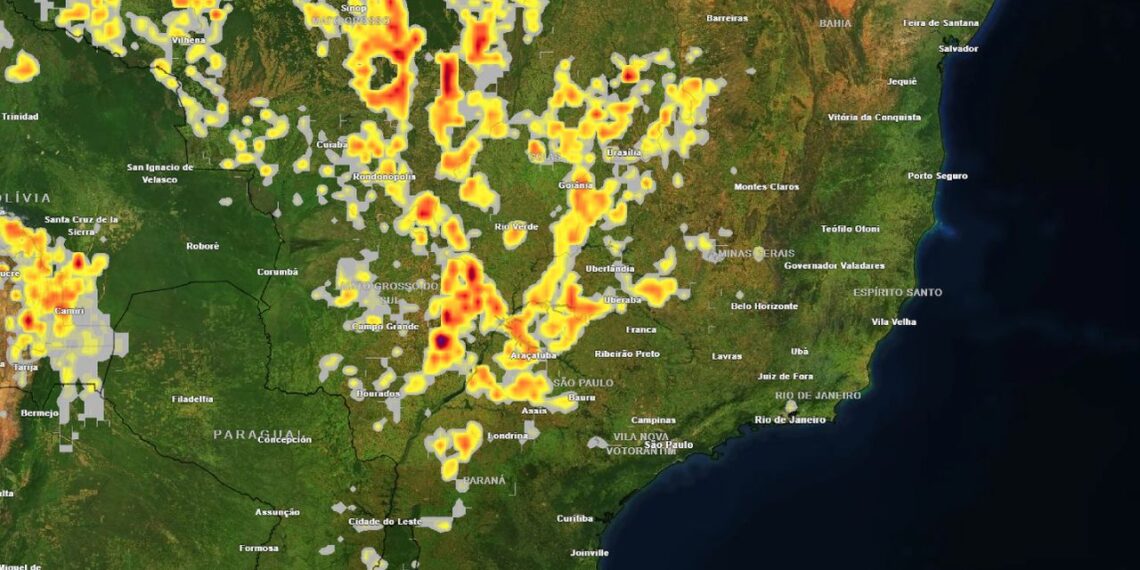 INMET emite aviso de chuvas intensas para mais 1000 municípios do Sudeste no início da semana; veja os detalhes - Tempo.com