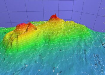 Uma nova estrutura semelhante a um vulcão foi encontrada no Oceano Ártico, perto do Alasca