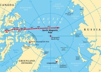 Pólo Norte Magnético aproxima-se da Rússia de uma forma nunca antes vista pelos cientistas