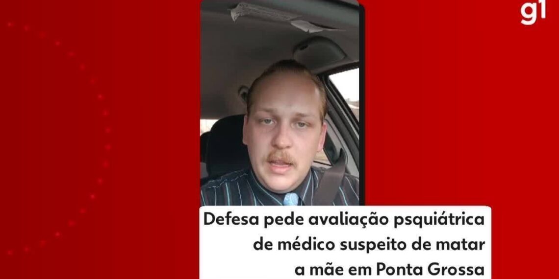 Defesa pede avaliação psiquiátrica de médico suspeito de matar a mãe em Ponta Grossa - G1