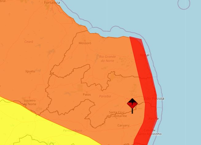 Novo aviso do Inmet alerta para chuvas acima de 100 mm em 37 cidades do RN - Tribuna do Norte