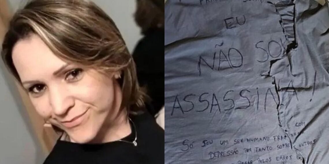 "Não sou assassina", diz camiseta encontrada na sela onde estava suspeita de envenenar bolo