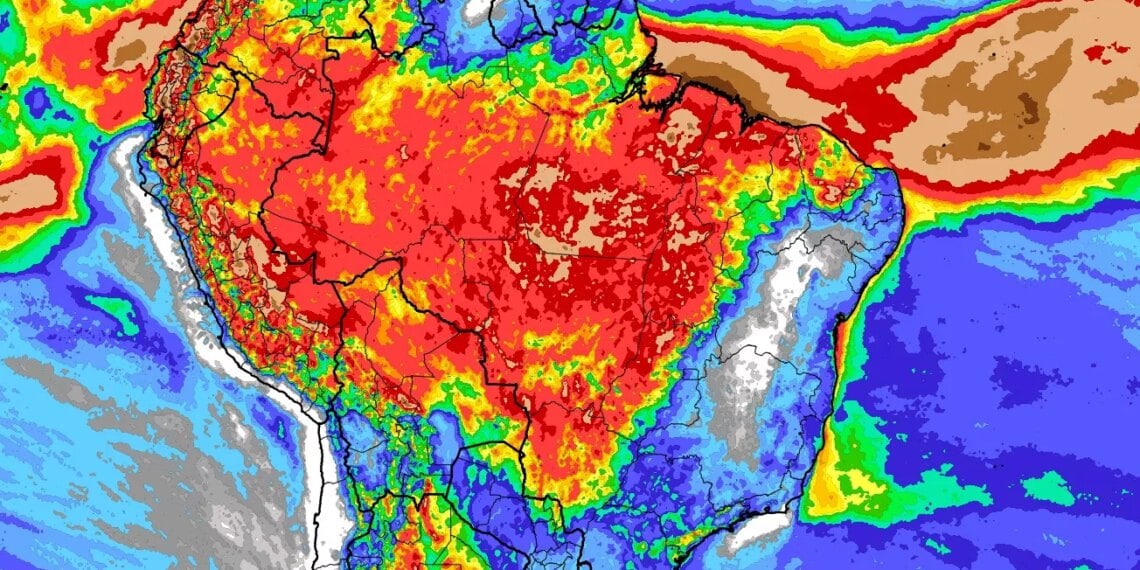 Veja onde mais vai ter chuva no Brasil nesta semana - MetSul.com