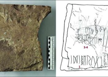 Esculturas estranhas no local da sepultura norueguesa revelam como era a linguagem antes dos vikings