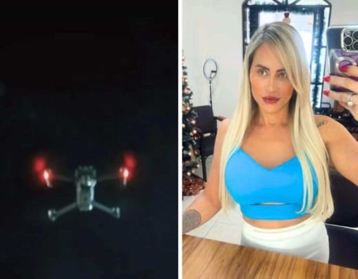 Vídeo: mulher diz ter sido filmada nua por drone do vizinho - Estado de Minas