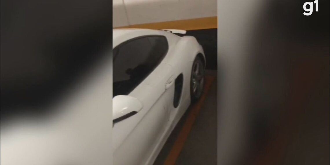 Polícia encontra Porsche de motorista que espancou idoso e ex-namorada grávida; VÍDEO - G1